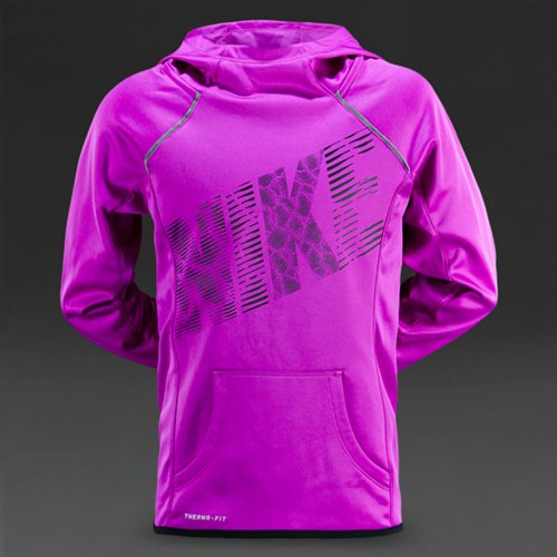 Nike Epic Flash Over-The-Head Fleece Youth Vivid Purple / Black / Black for Girls